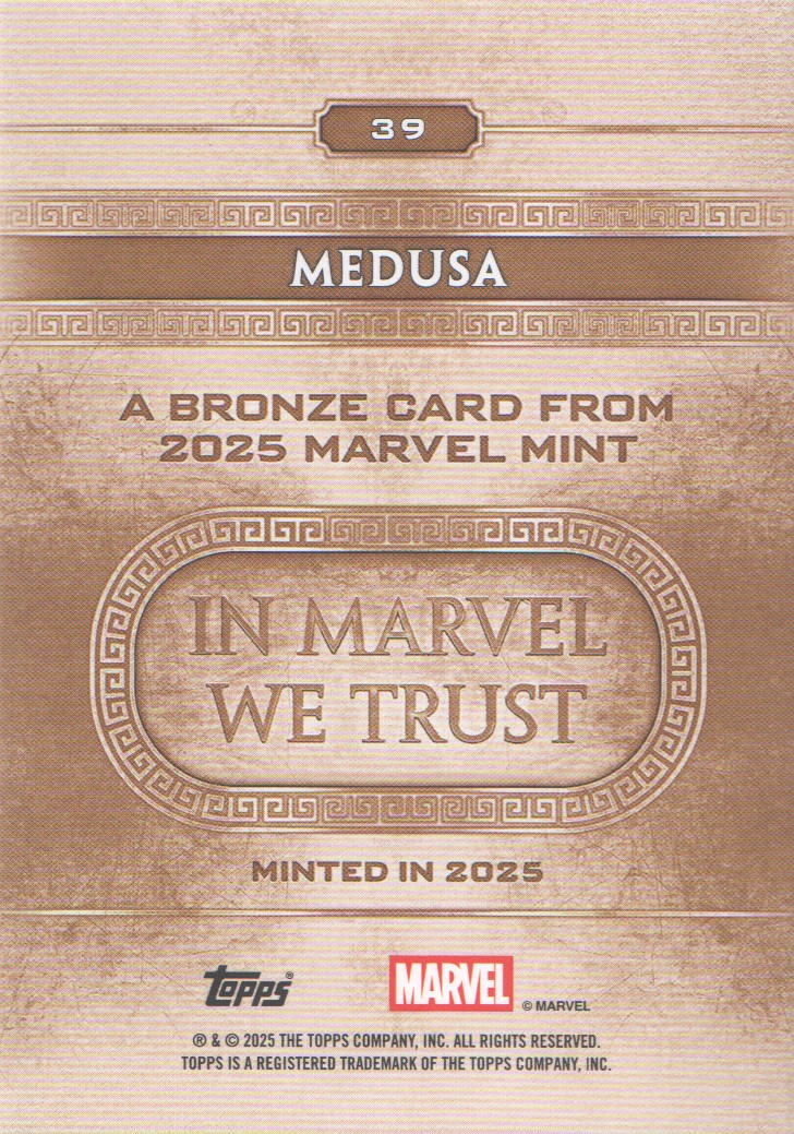 2025 Topps Marvel Mint Trading Cards Base: Pick from List (#1-99) - Bild 41 von 105