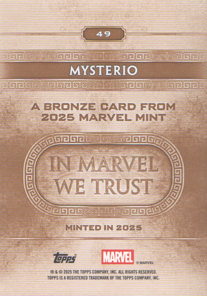 2025 Topps Marvel Mint Trading Cards Base: Pick from List (#1-99) - Bild 51 von 105