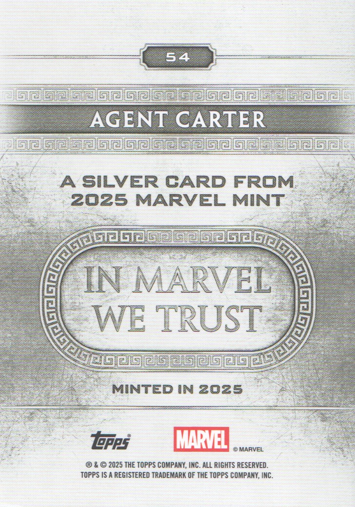 2025 Topps Marvel Mint Trading Cards Base: Pick from List (#1-99) - Bild 55 von 105