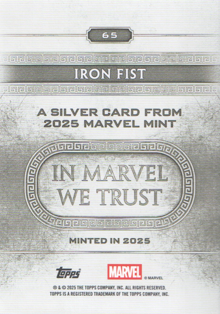 2025 Topps Marvel Mint Trading Cards Base: Pick from List (#1-99) - Bild 69 von 105