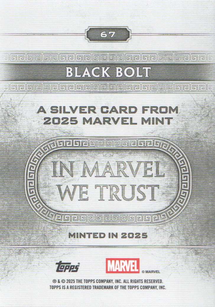 2025 Topps Marvel Mint Trading Cards Base: Pick from List (#1-99) - Bild 73 von 105