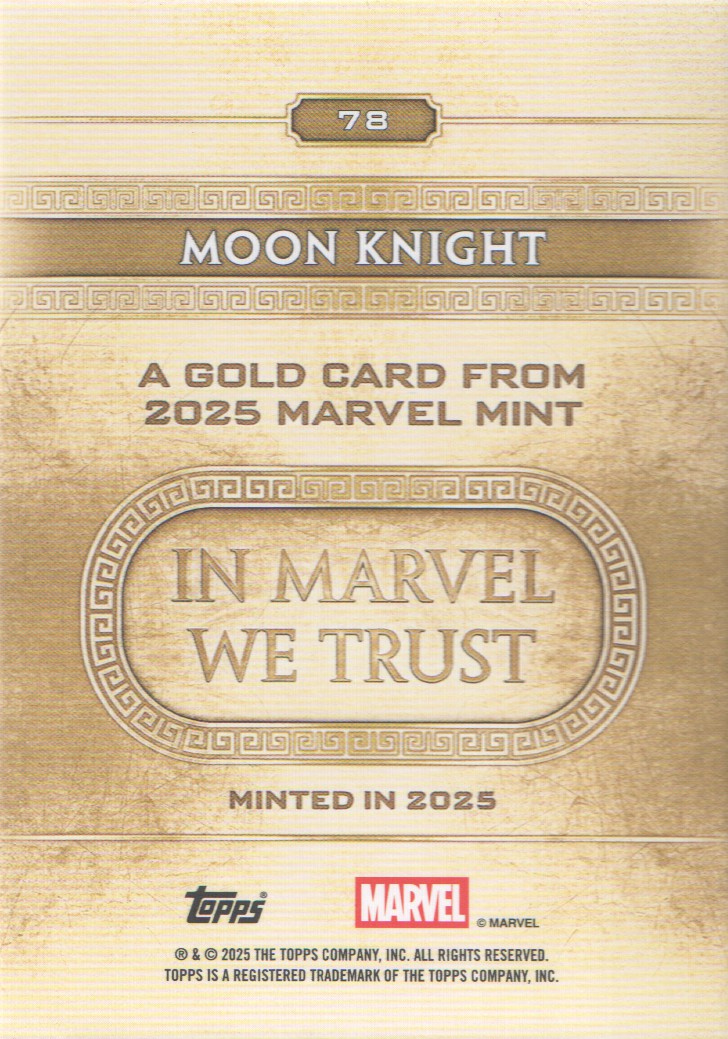2025 Topps Marvel Mint Trading Cards Base: Pick from List (#1-99) - Bild 85 von 105