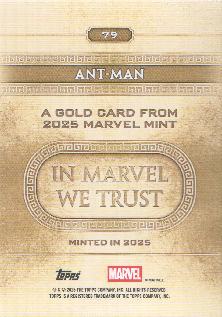 2025 Topps Marvel Mint Trading Cards Base: Pick from List (#1-99) - Bild 87 von 105