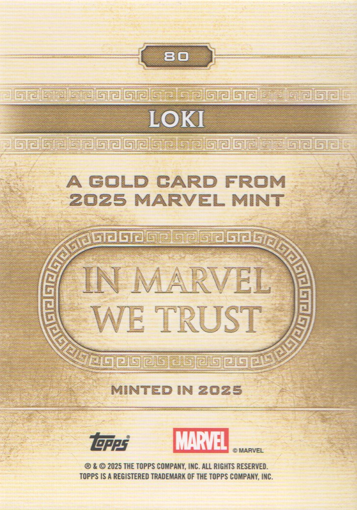 2025 Topps Marvel Mint Trading Cards Base: Pick from List (#1-99) - Bild 89 von 105