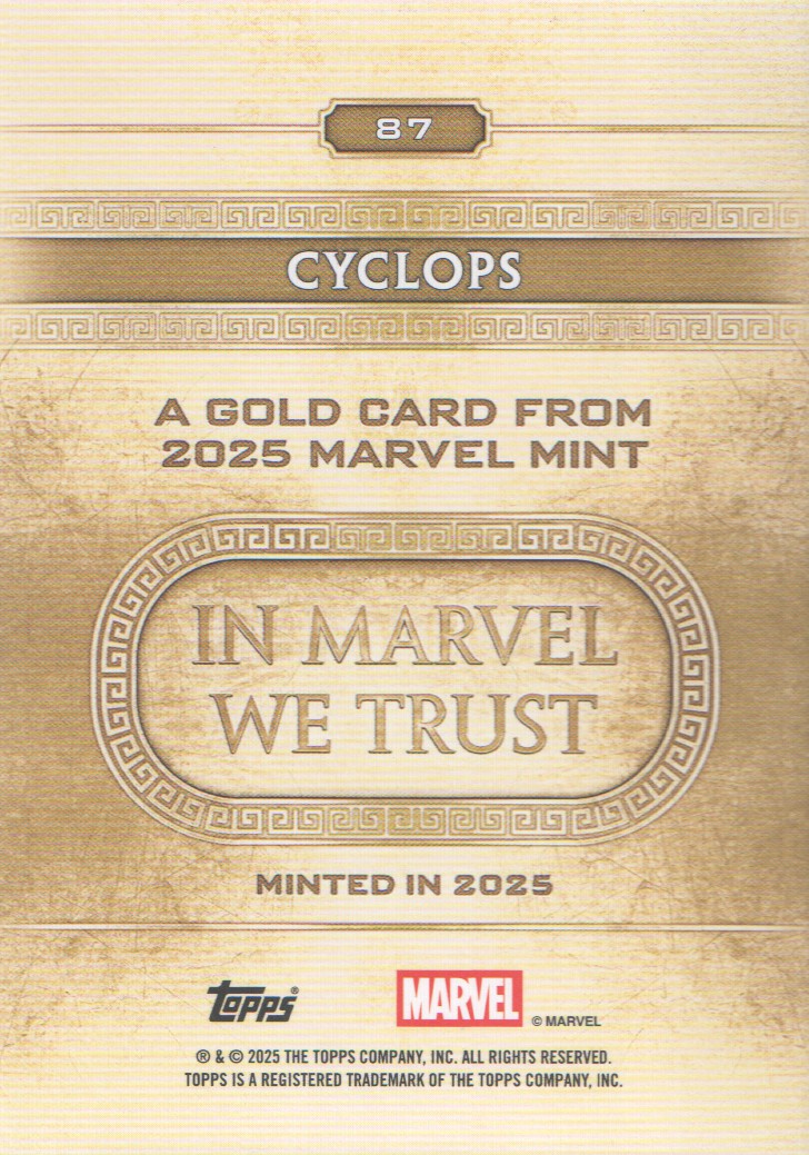 2025 Topps Marvel Mint Trading Cards Base: Pick from List (#1-99) - Bild 95 von 105
