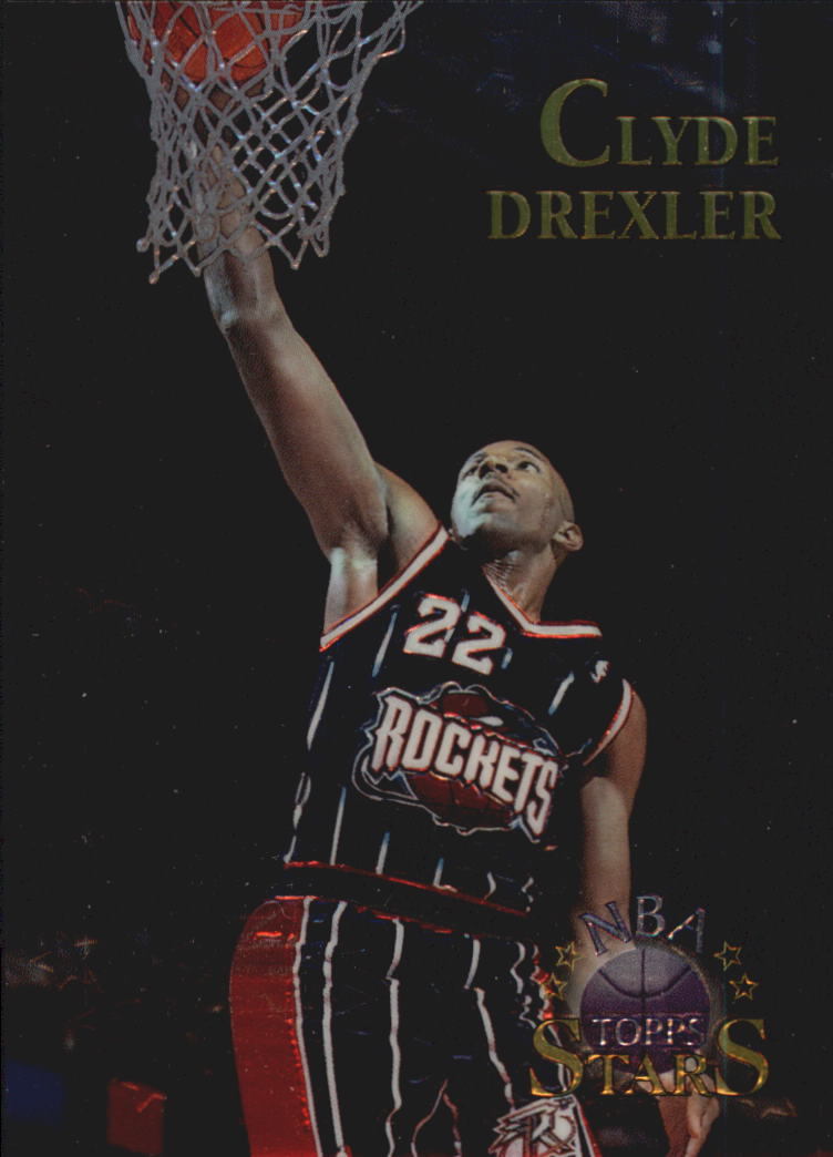 1996 Topps Stars Finest #14 Clyde Drexler