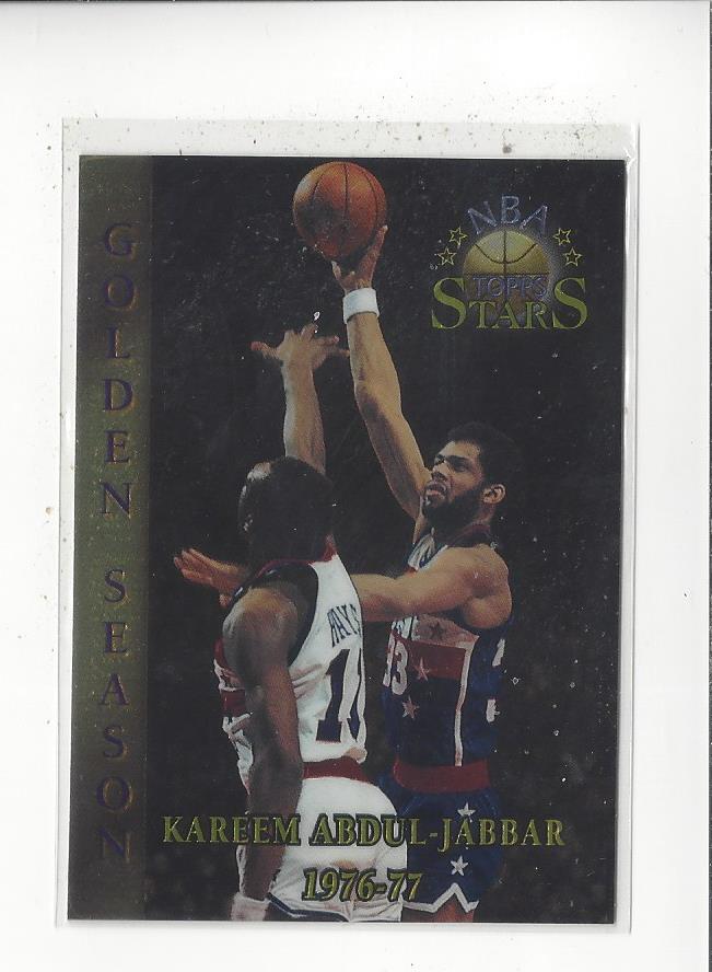 1996 Topps Stars Finest #51 Kareem Abdul-Jabbar GS