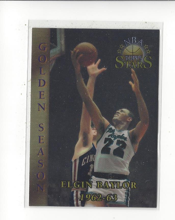 1996 Topps Stars Finest #56 Elgin Baylor GS