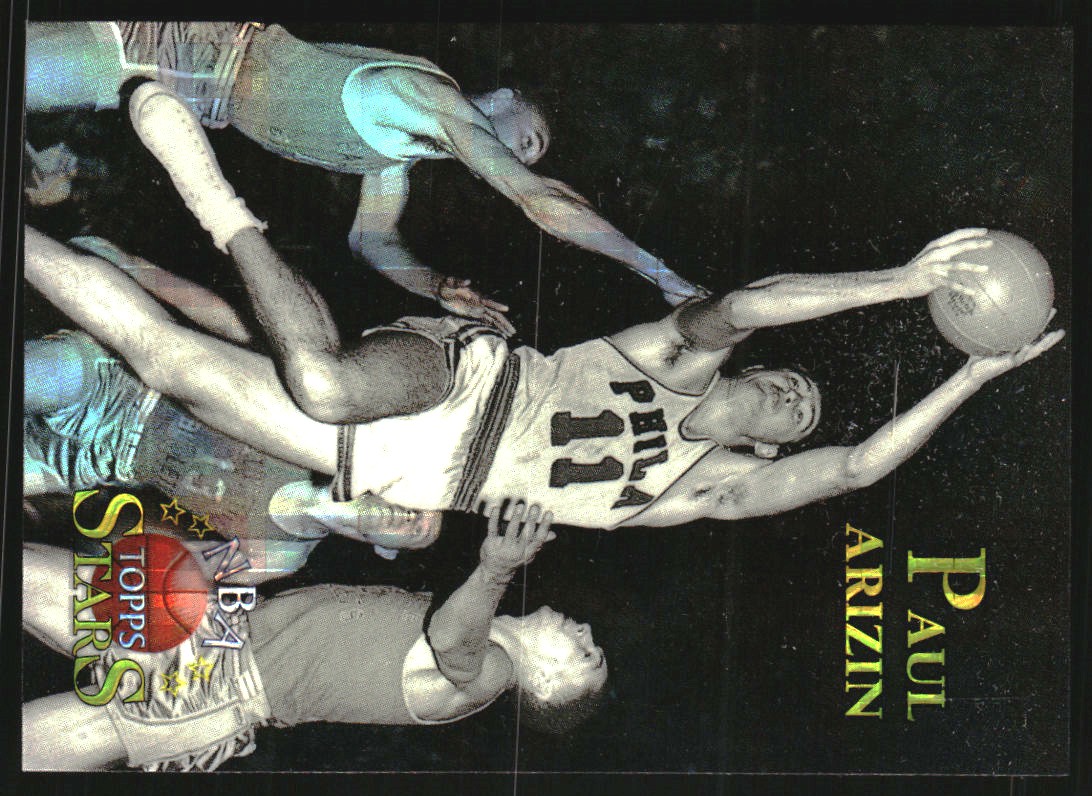 1996 Topps Stars Finest Atomic Refractors #103 Paul Arizin