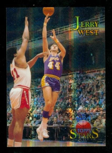 1996 Topps Stars Finest Atomic Refractors #148 Jerry West