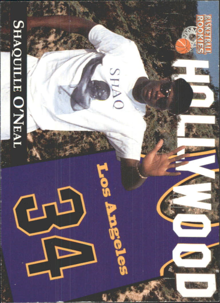 1996 Score Board Rookies College Jerseys #LA34 Shaquille O'Neal LA