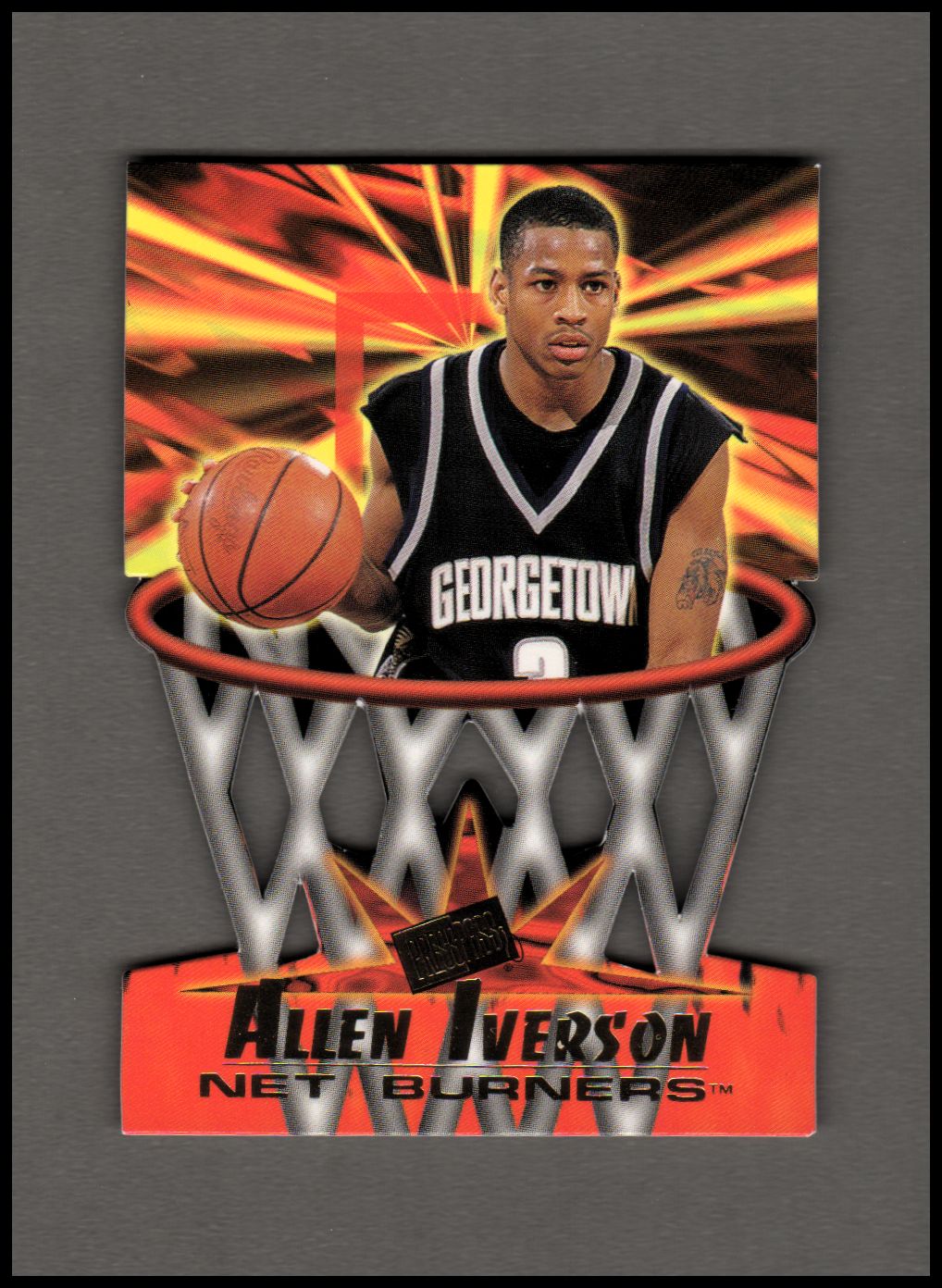 1996 Press Pass Net Burners #1 Allen Iverson