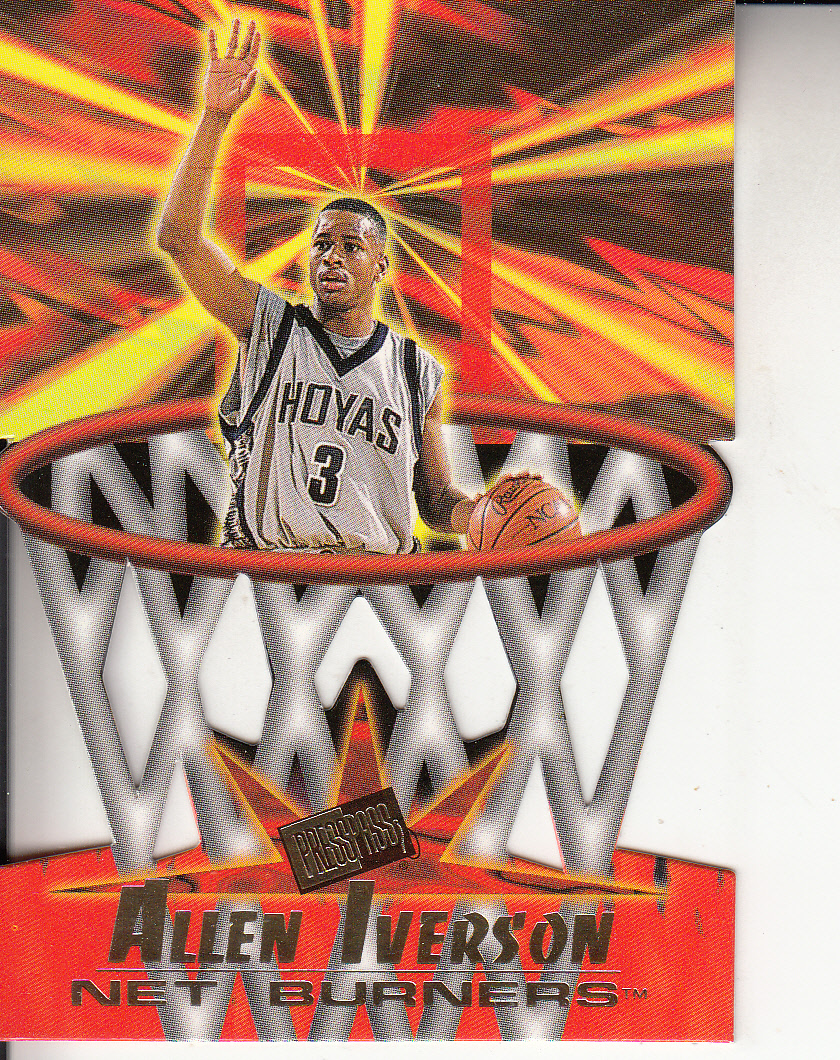 1996 Press Pass Net Burners #41 Allen Iverson