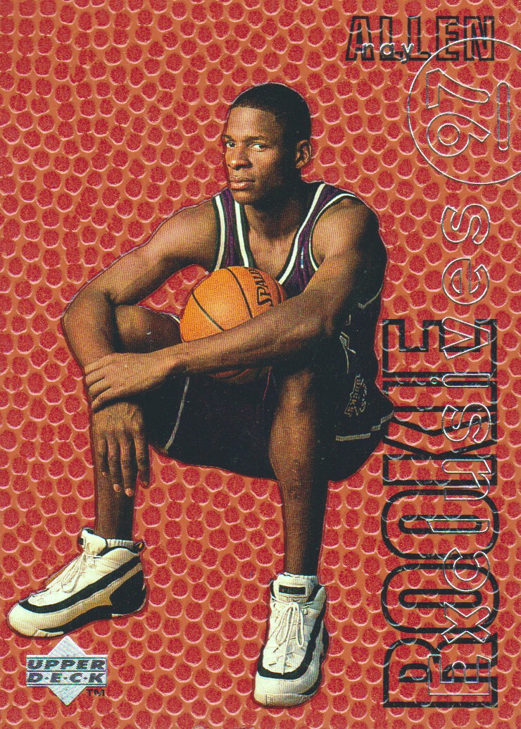 1996-97 Fleer Basketball Rookie Card, Ray Allen