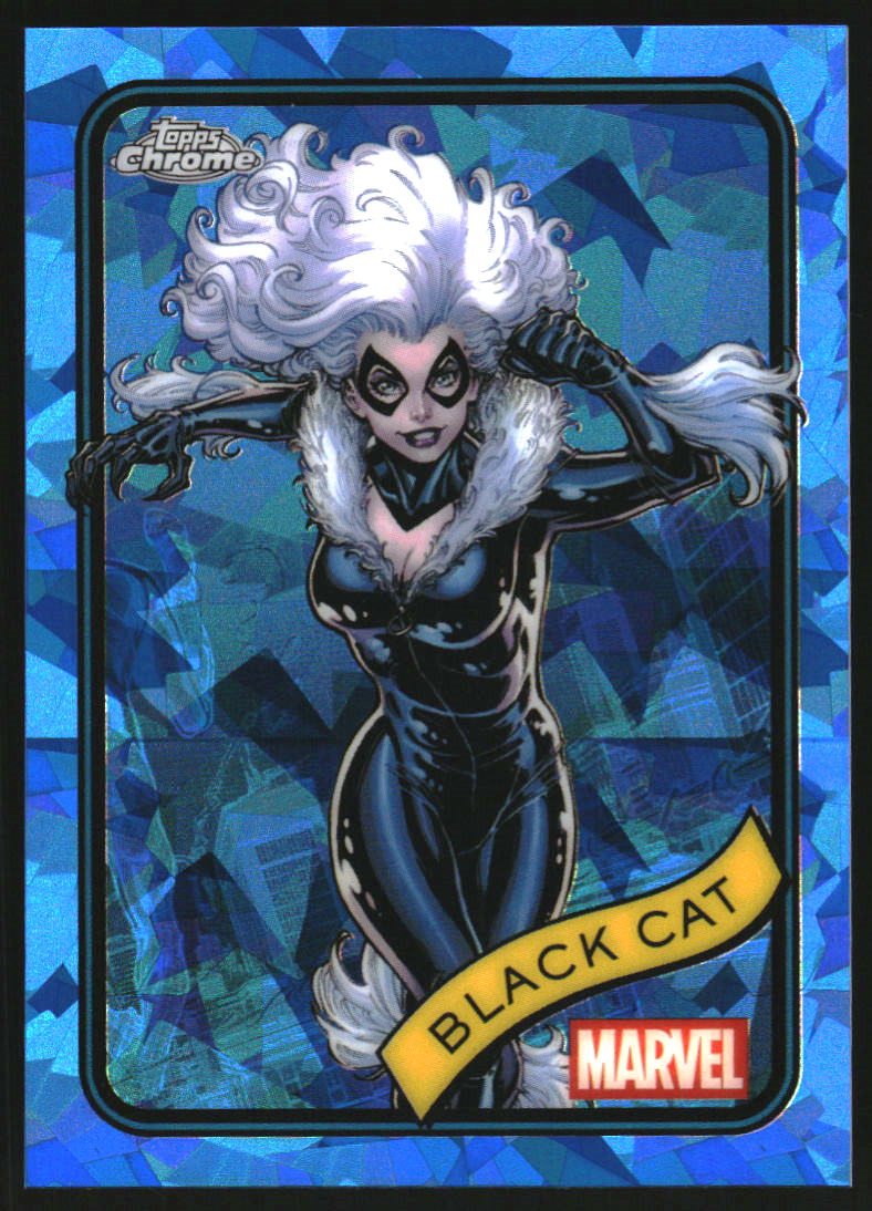 2025 Topps Chrome Sapphire Edition Marvel #106 Black Cat