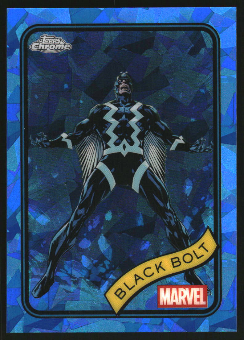 2025 Topps Chrome Sapphire Edition Marvel #116 Black Bolt