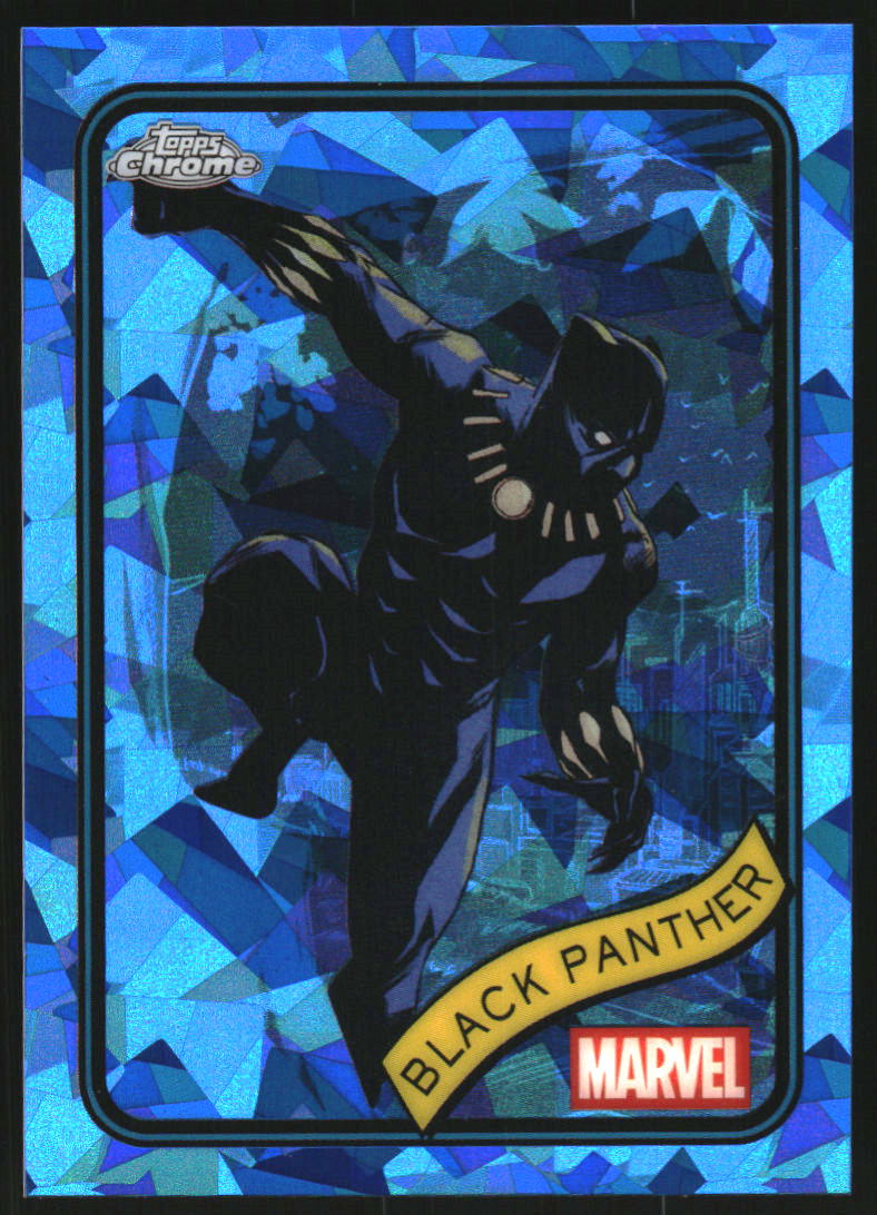 2025 Topps Chrome Sapphire Edition Marvel #136 Black Panther