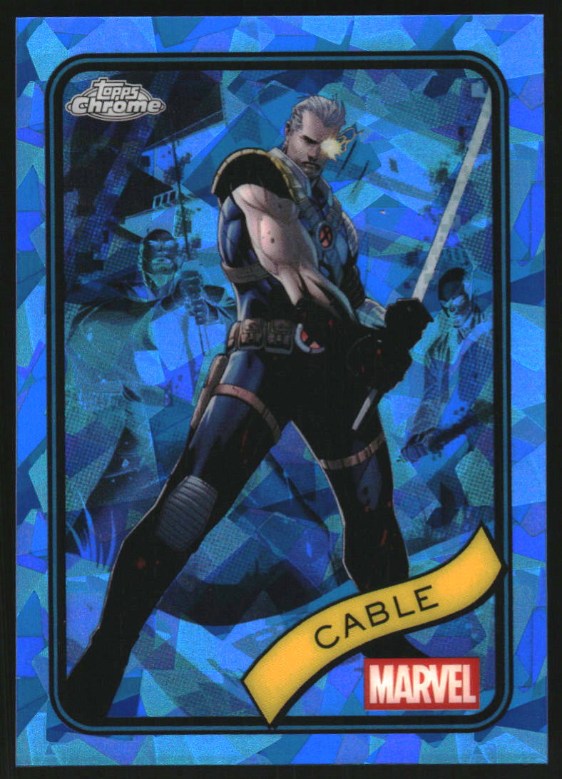 2025 Topps Chrome Sapphire Edition Marvel #145 Cable on Fanatics 