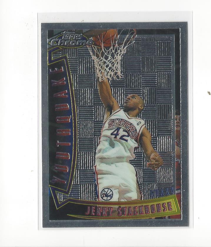 1996-97 Topps Chrome Youthquake #YQ10 Jerry Stackhouse