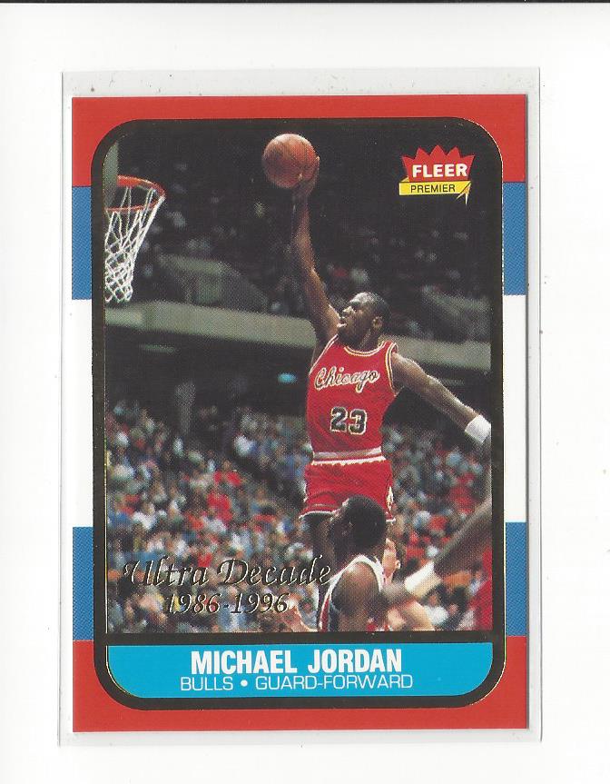 1996-97 Ultra Decade of Excellence #U4 Michael Jordan - NM-MT