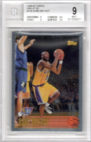 Kobe Bryant 1996-97 Topps RC Rookie NBA 50 Parallel Card ルーキー