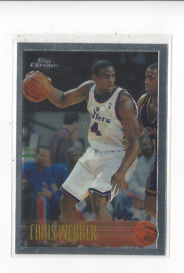 1996-97 Topps Chrome #4 Chris Webber
