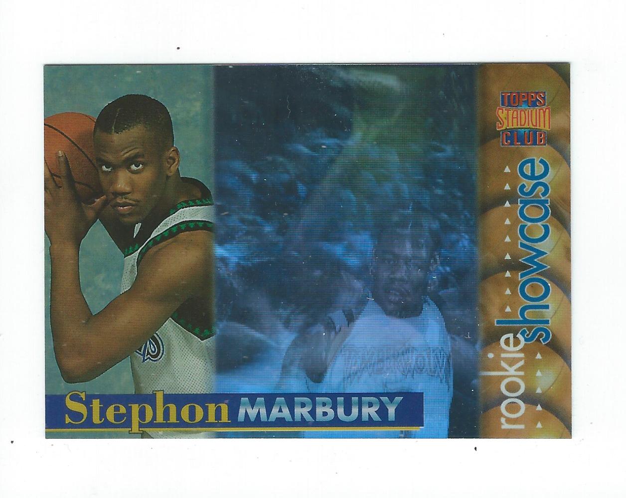 1996-97 Stadium Club Rookie Showcase #RS3 Stephon Marbury