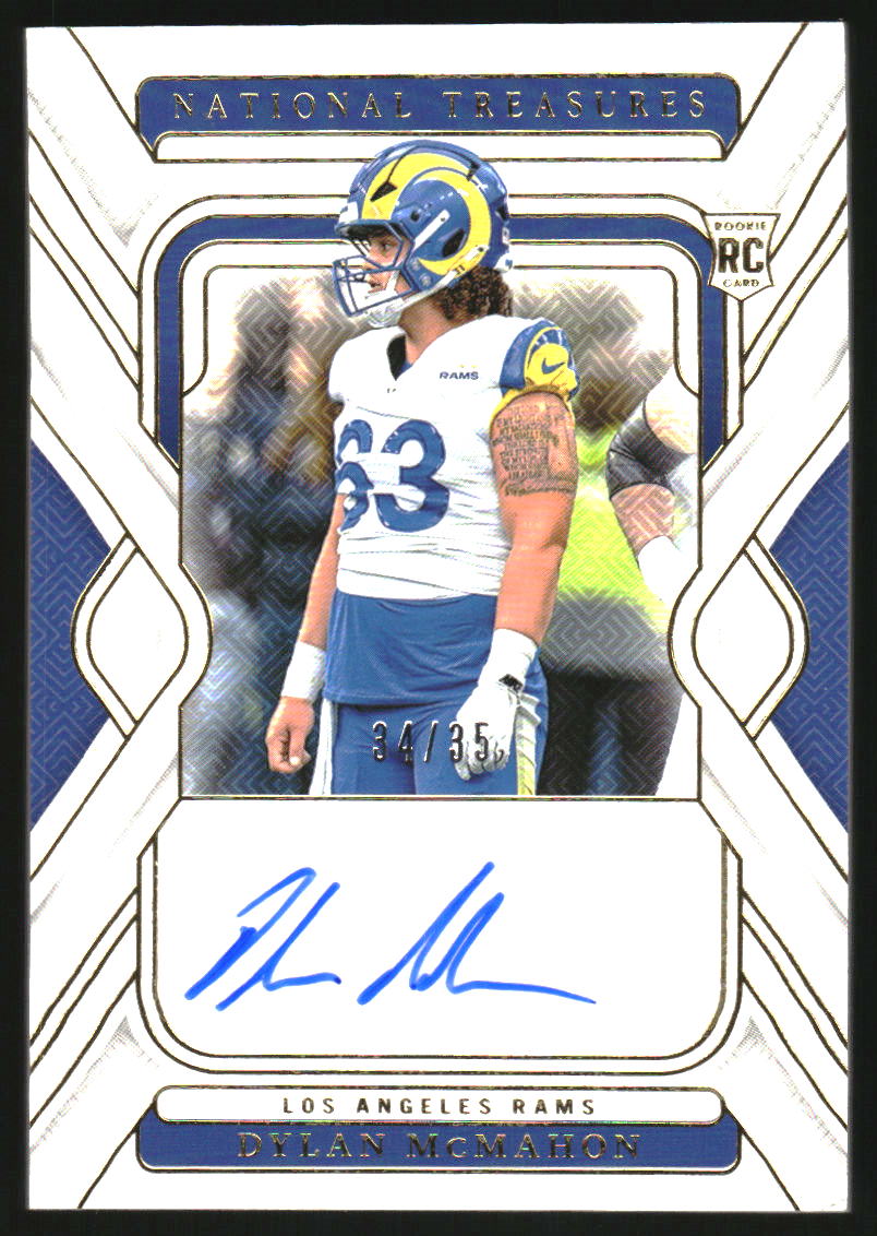 2024 Panini National Treasures Gold #138 Dylan McMahon Auto /35