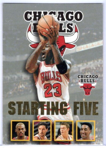 Chicago Bulls Cards Michael Jordan, Scottie Pippen