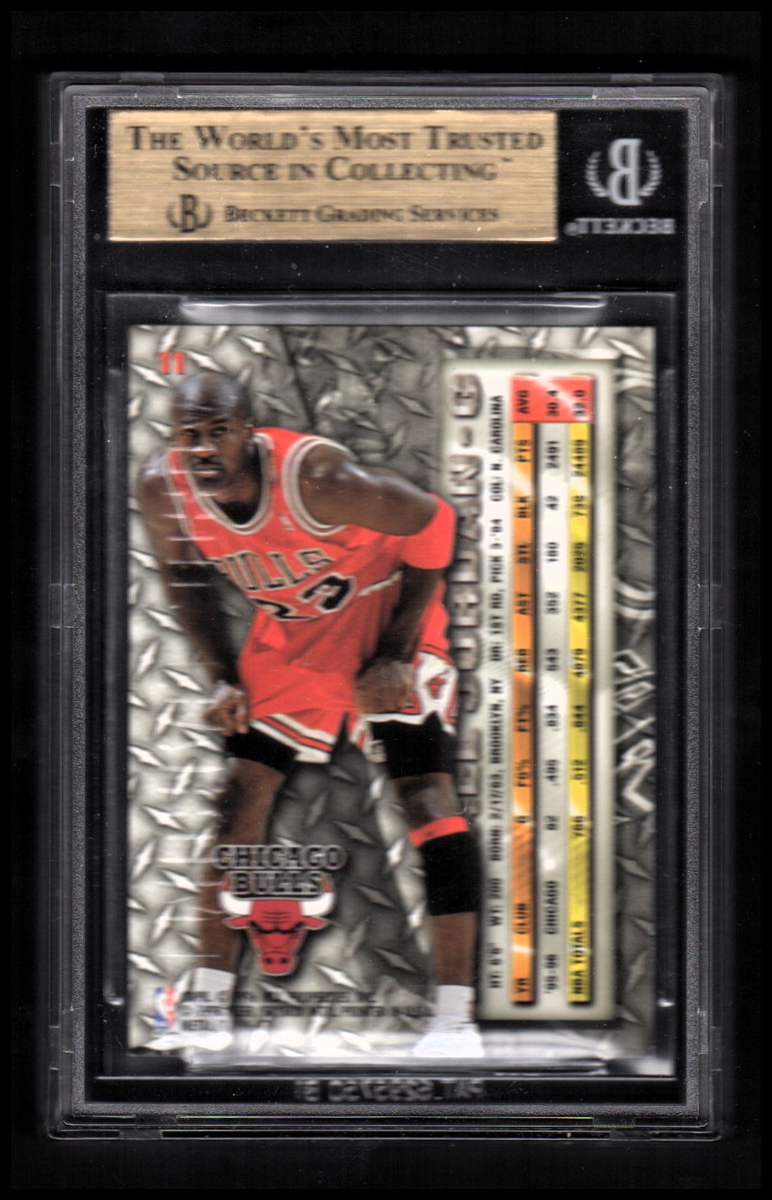 1996-97 Metal #11 Michael Jordan - GemMt (9.5)