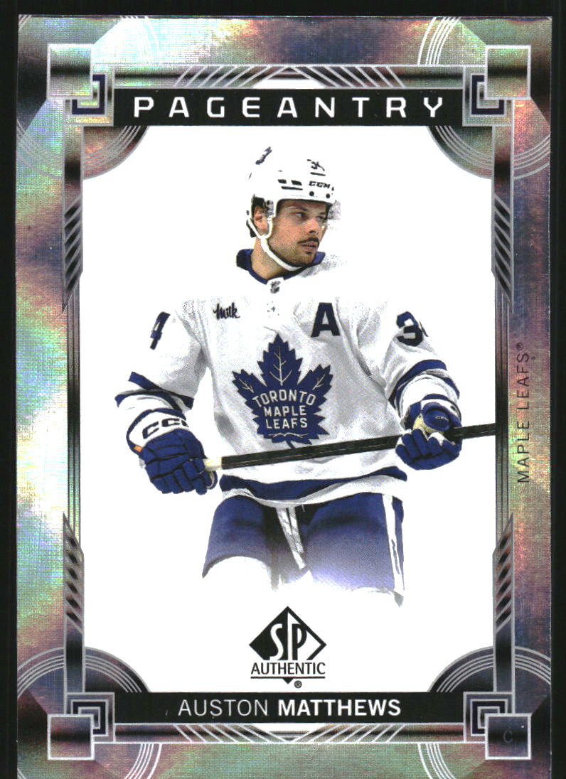 2024-25 SP Authentic Pageantry #P11 Auston Matthews