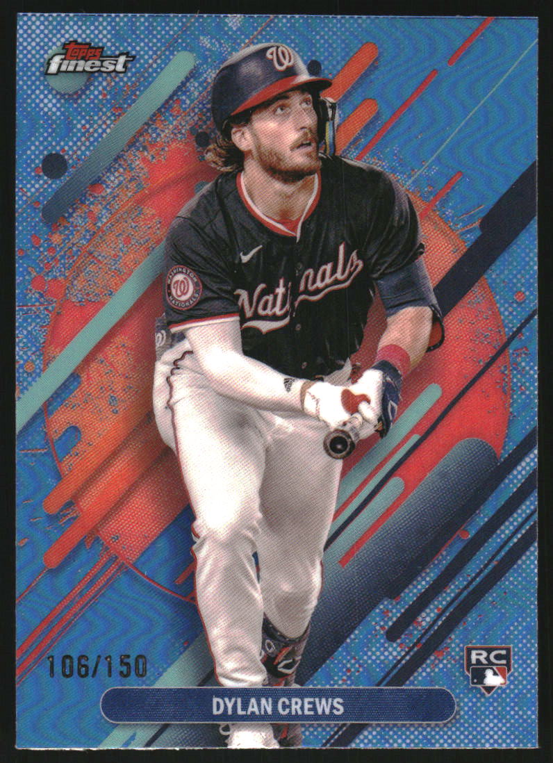2025 Finest Sky Blue Refractors #280 Dylan Crews /150