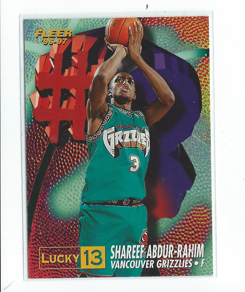 1996-97 Fleer Lucky 13 #3 Shareef Abdur-Rahim