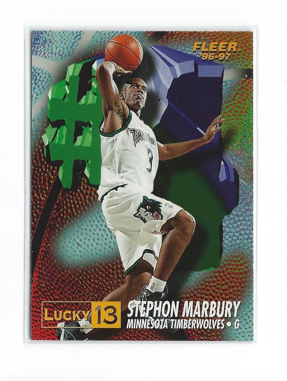 1996-97 Fleer Lucky 13 #4 Stephon Marbury