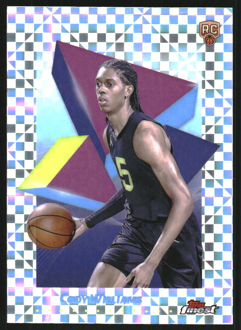2024-25 Finest X-Fractors #96 Cody Williams C on Fanatics Collect