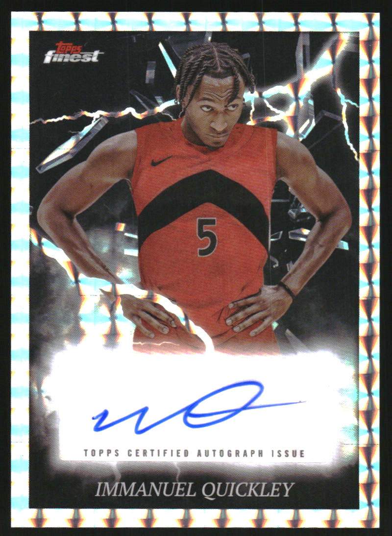 2024-25 Finest Electrifying Signatures Geometric Refractors #ESIQ Immanuel Quickley