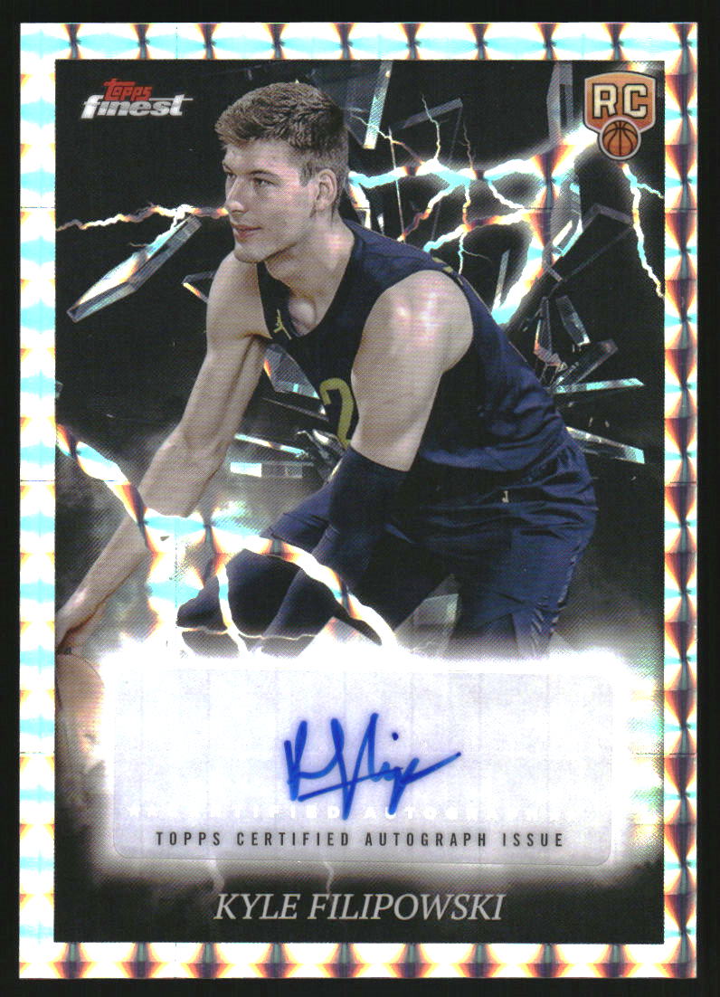 2024-25 Finest Electrifying Signatures Geometric Refractors #ESKF Kyle Filipowski Auto