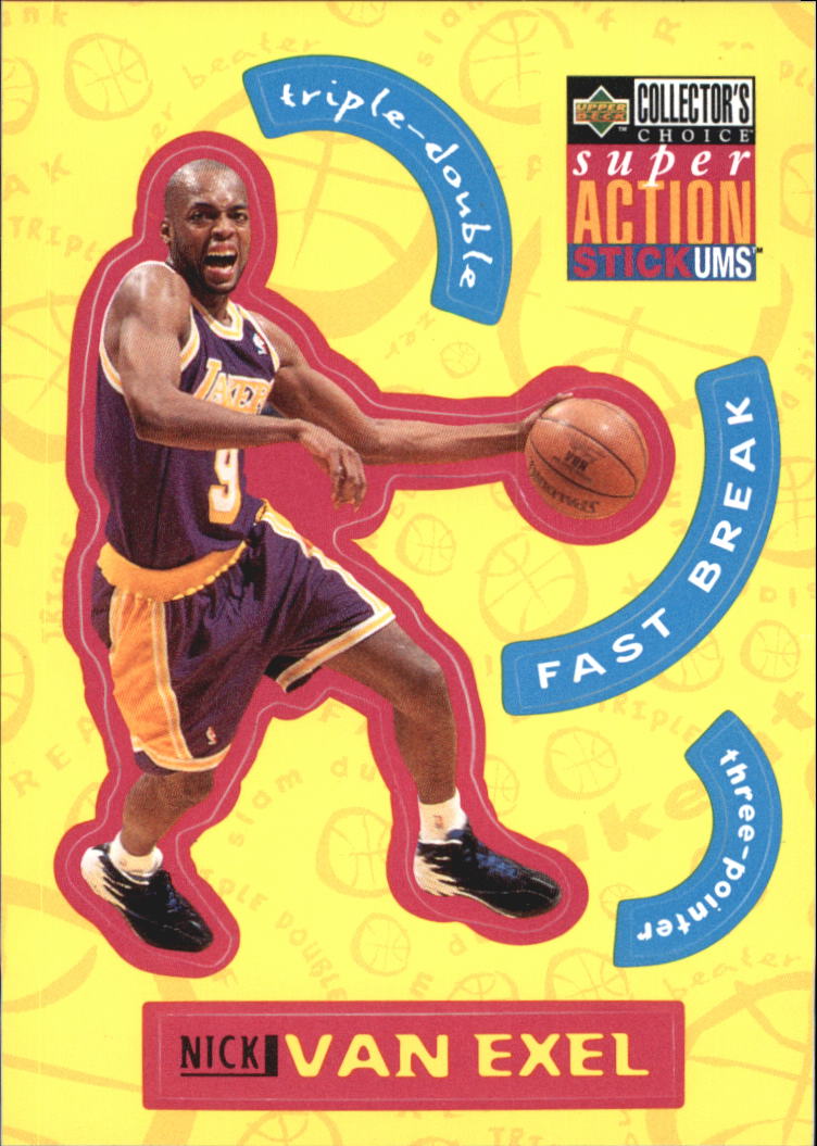 1996-97 Collector's Choice Stick Ums 1 #S13 Nick Van Exel