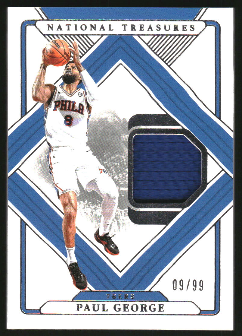 2024-25 Panini National Treasures Treasured Threads #29 Paul George Jersey /99