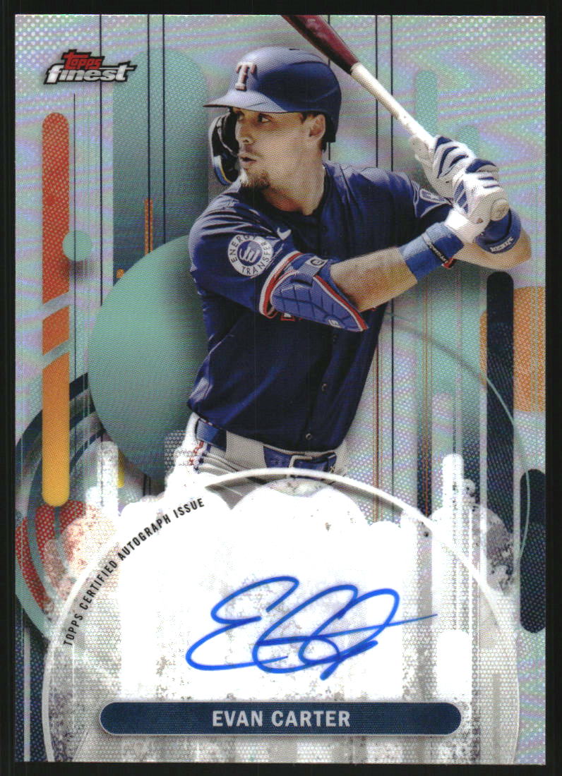 2025 Finest Autographs Refractors #FAEC Evan Carter Auto
