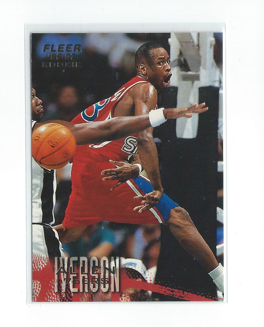 1996-97 Fleer #235 Allen Iverson RC