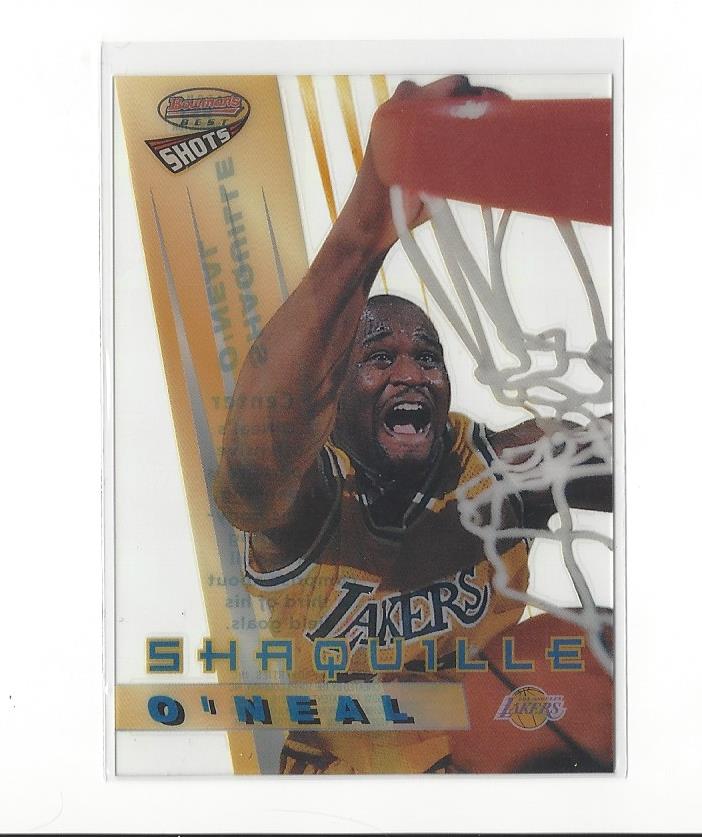 1996-97 Bowman's Best Shots Atomic Refractors #BS3 Shaquille O'Neal