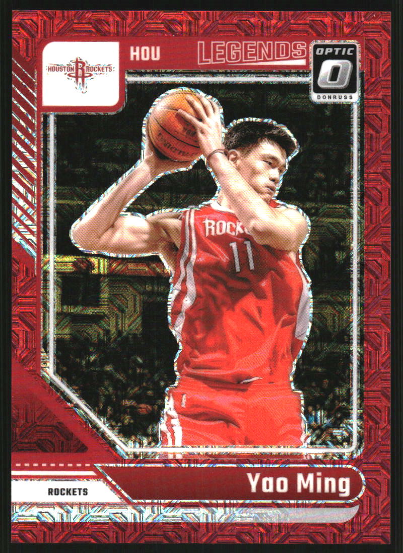 2024-25 Donruss Optic Aqua #226 Yao Ming LGD /225 on Fanatics Collect