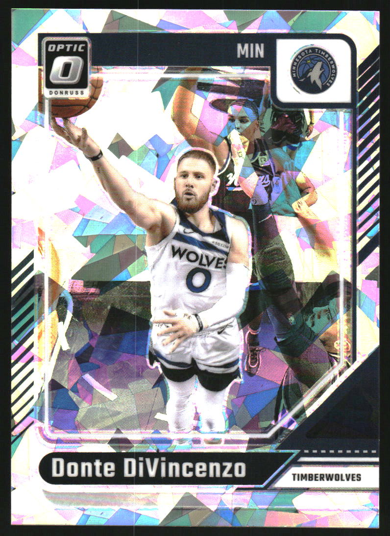2024-25 Donruss Optic Cracked Ice #137 Donte DiVincenzo /25
