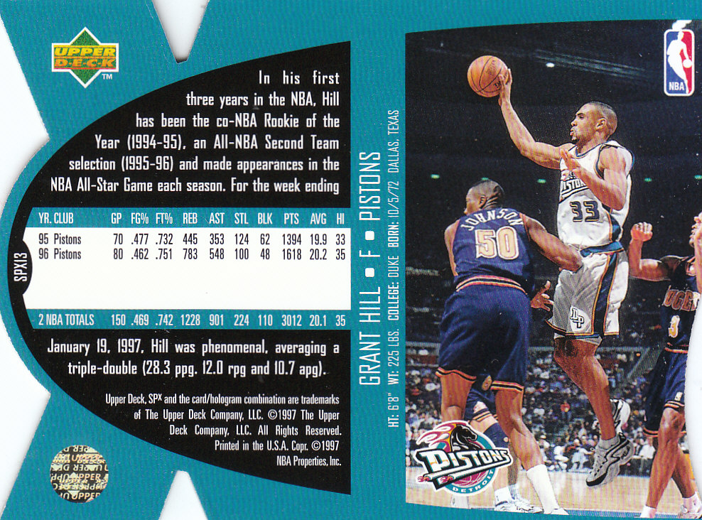 1997 SPX (Upper Deck) Basketball | eBay