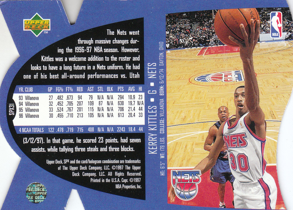 1997 SPX (Upper Deck) Basketball | eBay