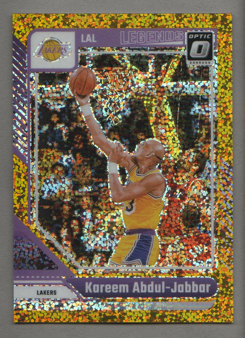 2024-25 Donruss Optic Gold Sparkle #228 Kareem Abdul-Jabbar LGD