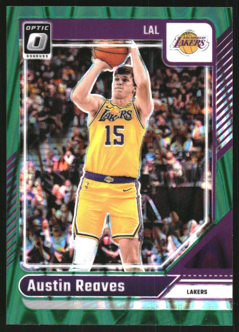 2024-25 Donruss Optic Green Seismic #140 Austin Reaves