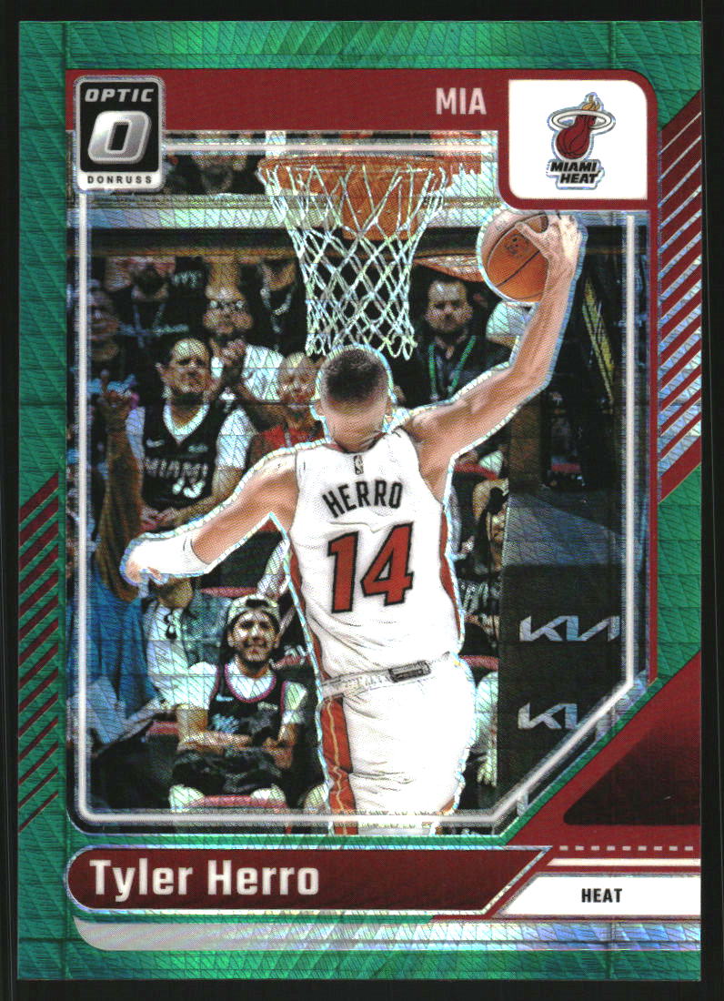 2024-25 Donruss Optic Green Seismic #200 Tyler Herro on Fanatics