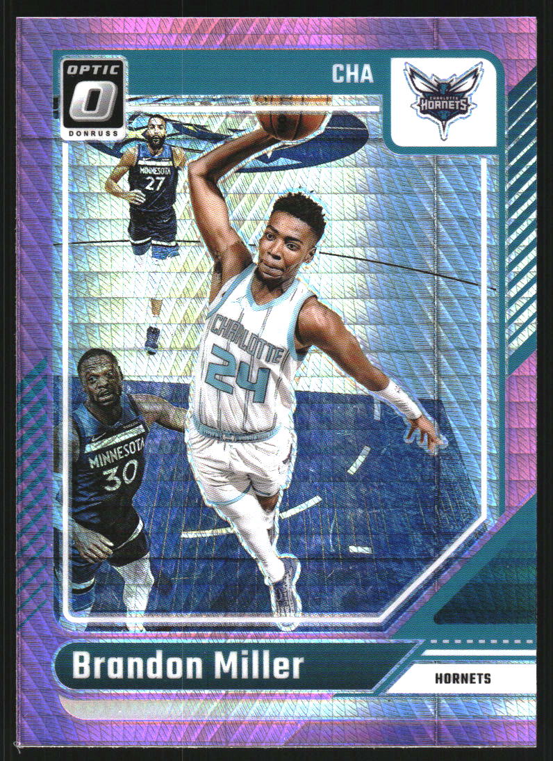 2024-25 Donruss Optic Hyper Pink #16 Brandon Miller on Fanatics